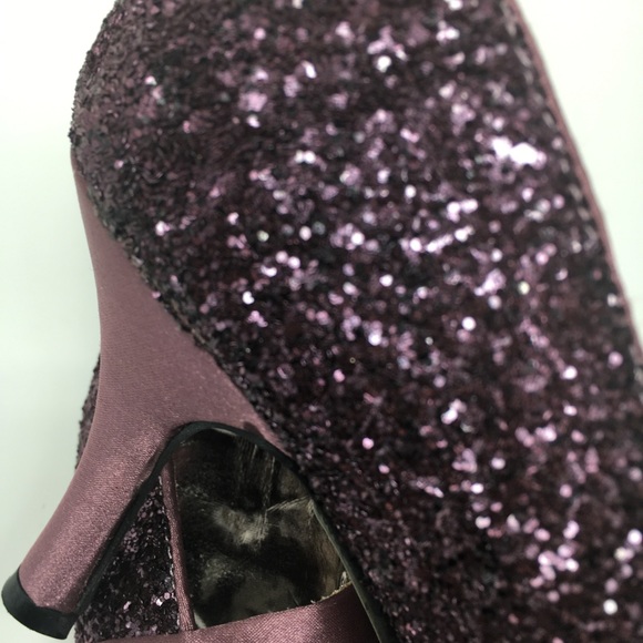 Platinum Collection by Jade Purple  Glitter Satin - Picture 14 of 16